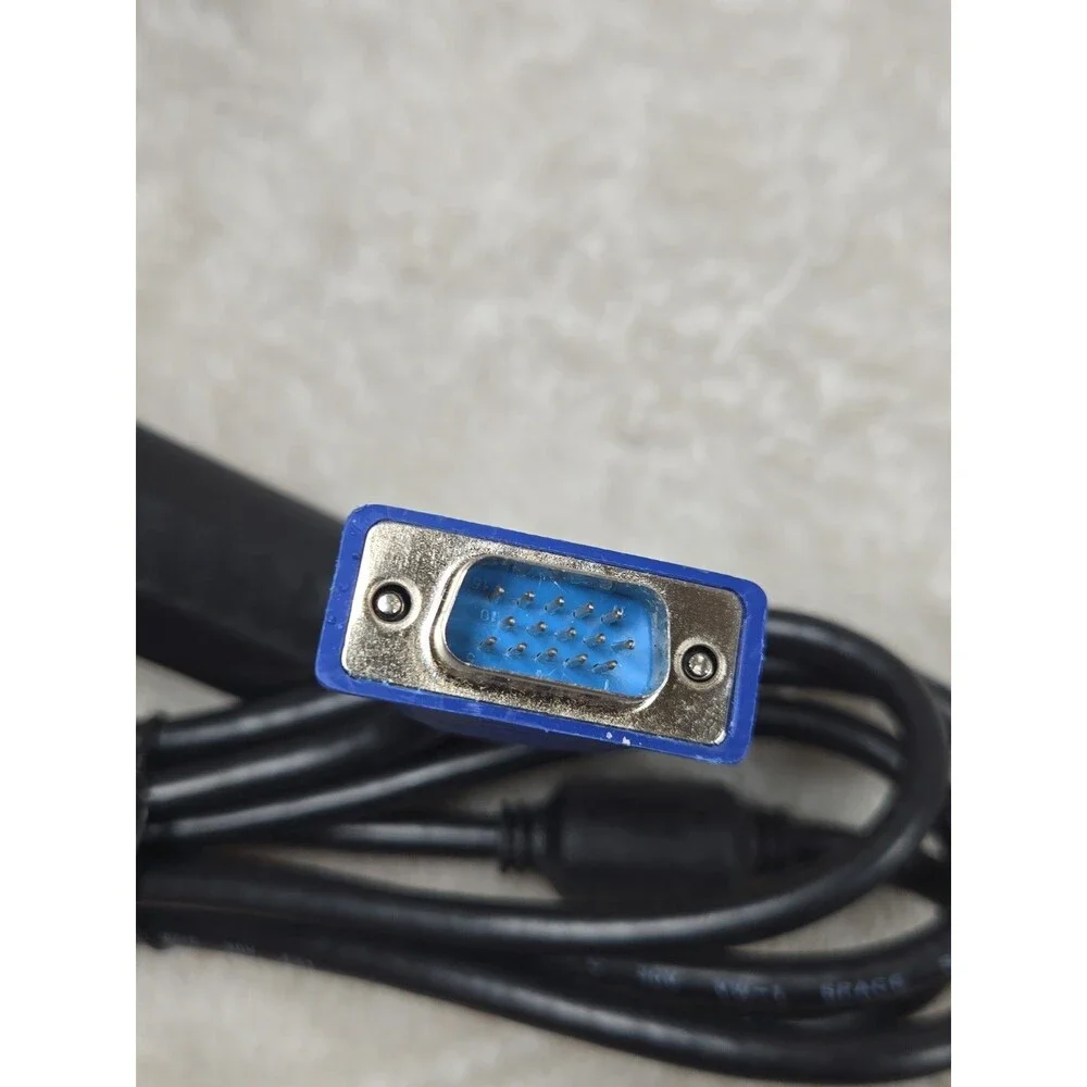 + 5FT 5' FT SVGA VGA Monitor Cable Male To Male M M for Computer TV 15 pin